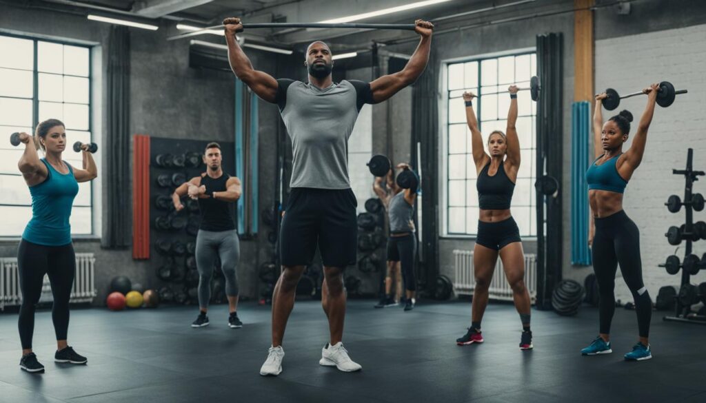 Ejercicios de calentamiento y entrenamiento de fuerza