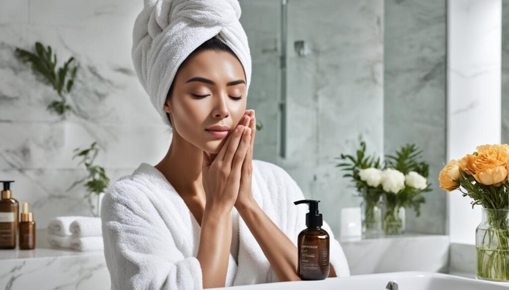 Limpieza facial sin vapor