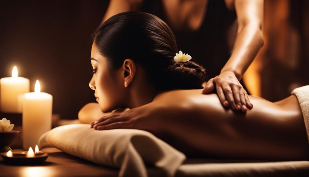 aliviar el estrés con masajes corporales