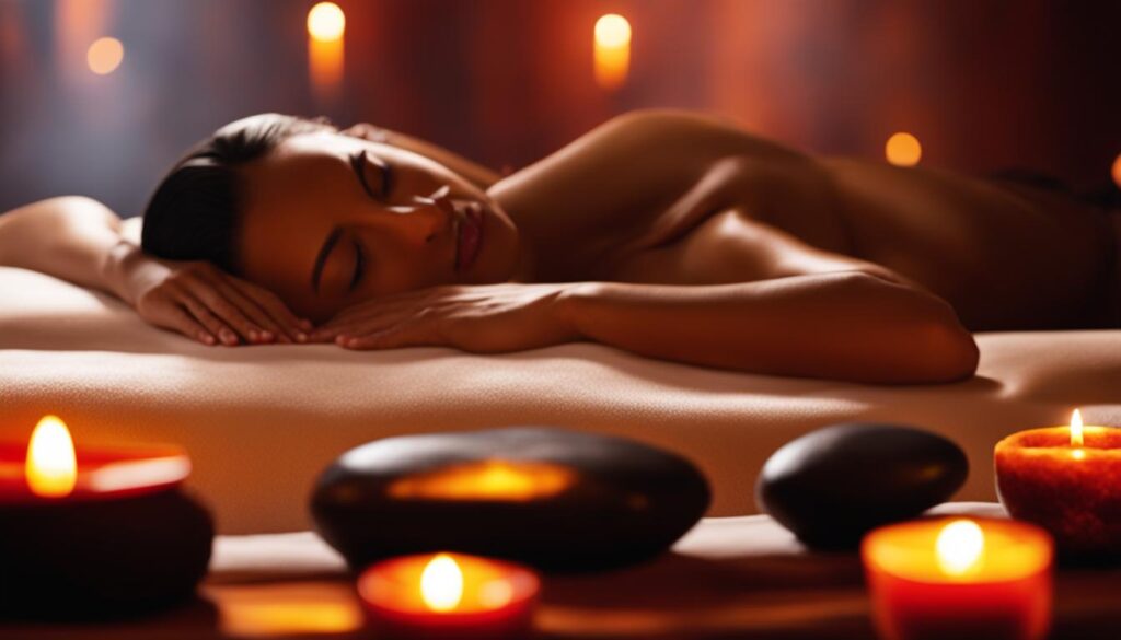 beneficios de los masajes con piedras calientes