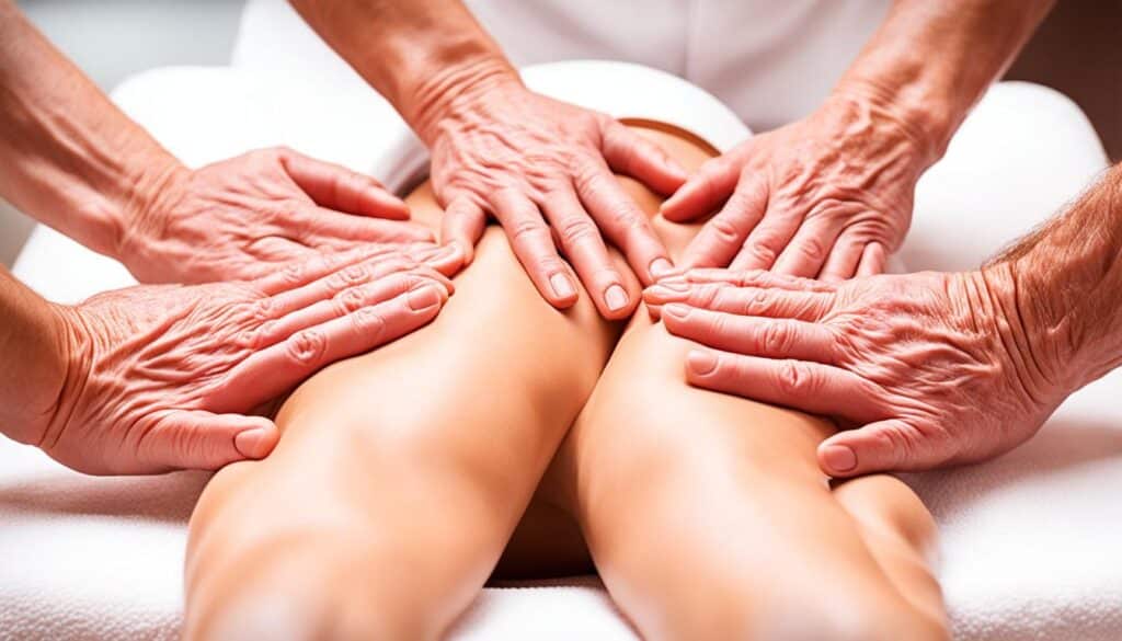 beneficios del masaje a cuatro manos