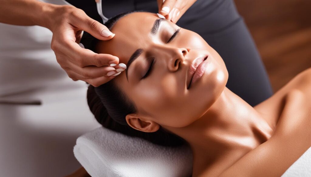 beneficios del masaje facial