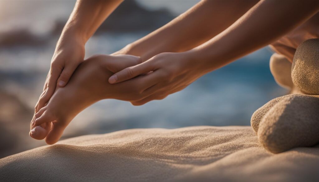 guía de masajes en los pies