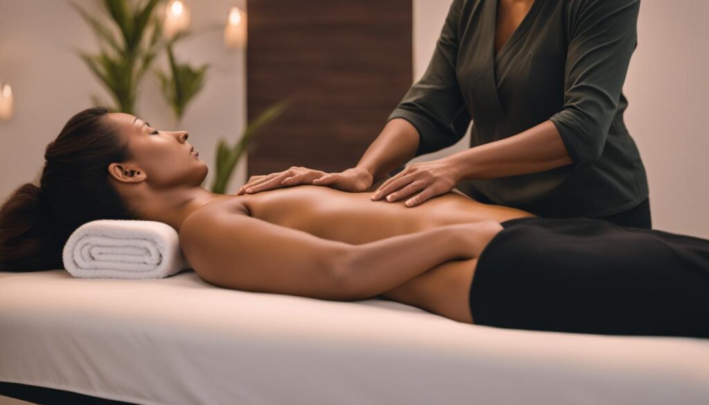 masaje linfatico en abdomen