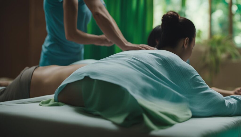 masaje reductor de abdomen