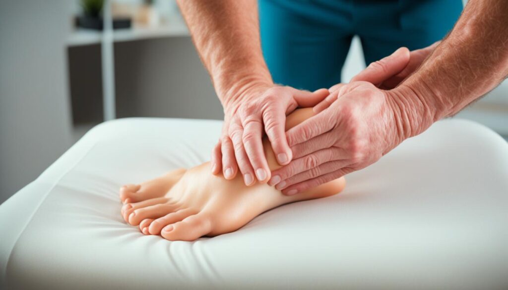 masaje terapéutico del pie