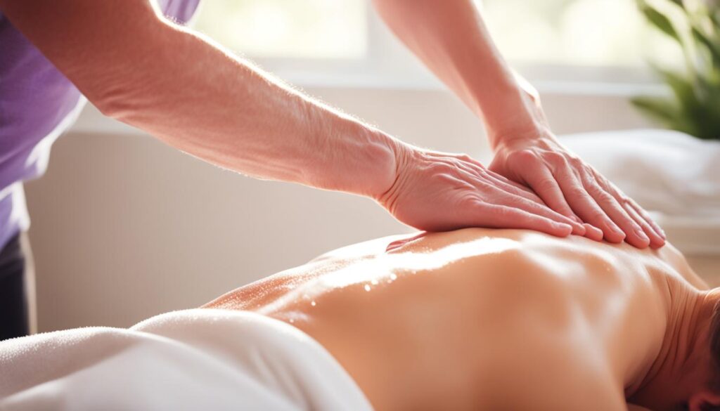 masajes en abdomen para aliviar el estrés