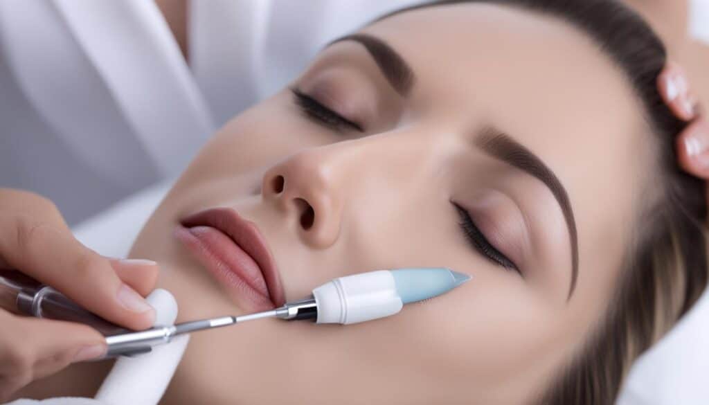 proceso del tratamiento Dermapen