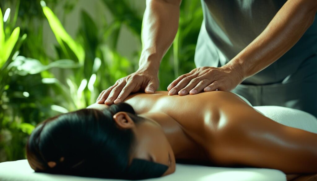 técnicas de masajes para aliviar el estrés