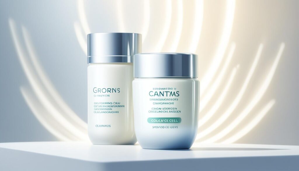 crema con factores de crecimiento