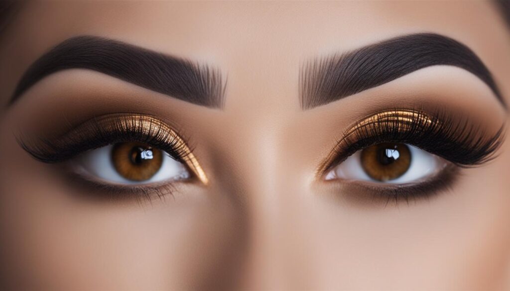 delineado de cejas