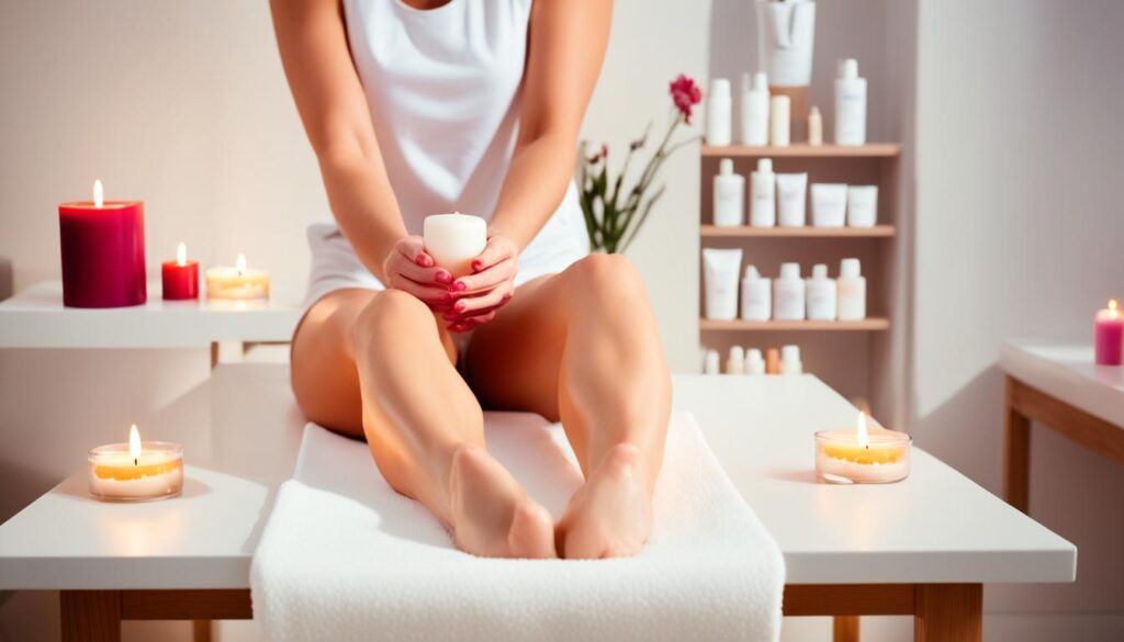 depilacion con cera para piernas enteras