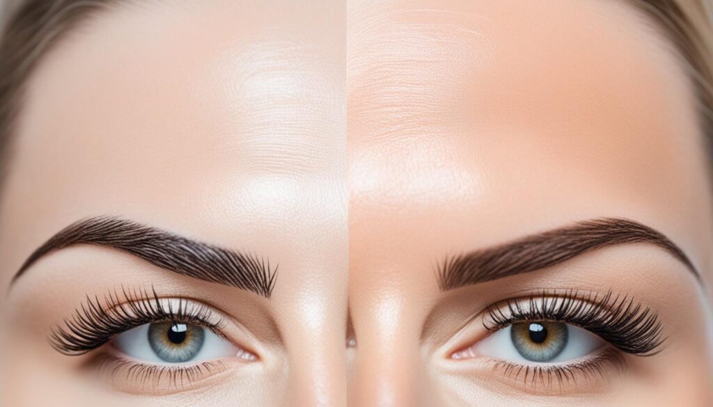 diferencias entre microblading y delineado de cejas