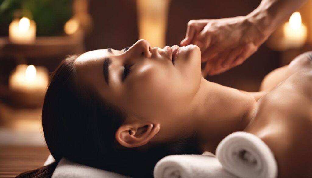 masaje facial para combatir arrugas