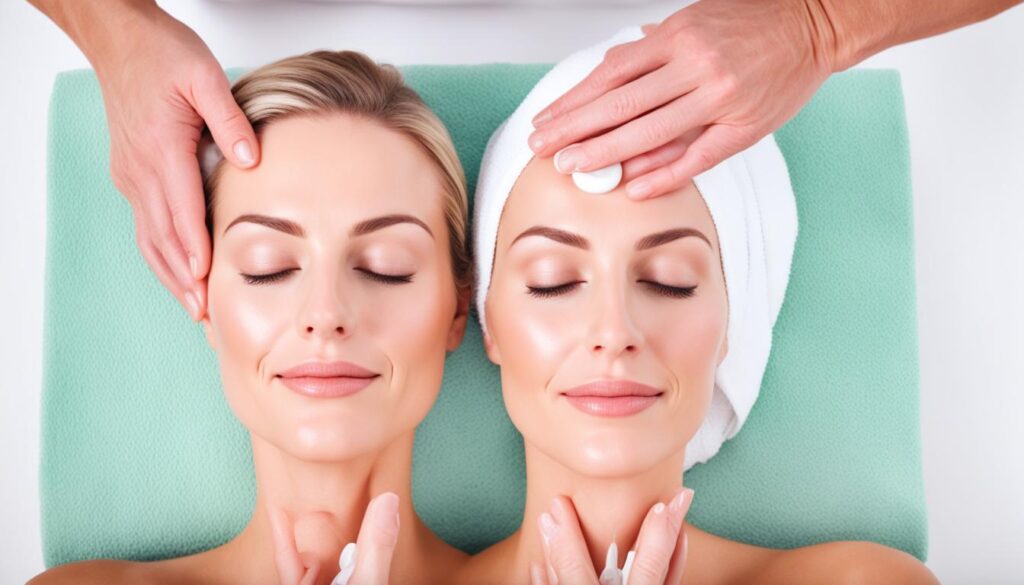 masaje facial paso a paso