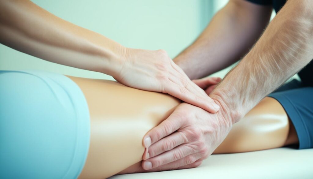 técnicas de masaje para las piernas