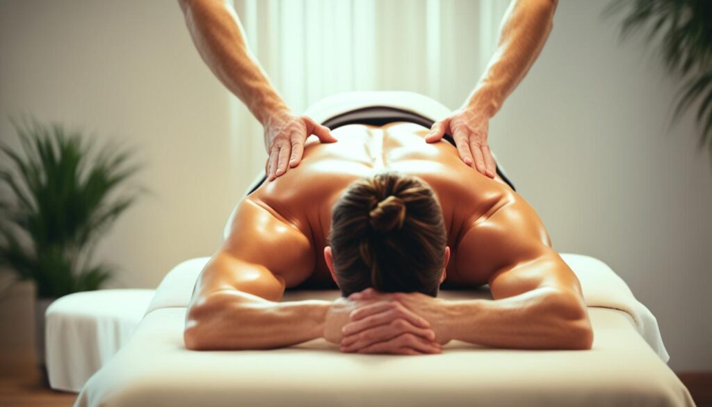 terapia de masaje para la espalda