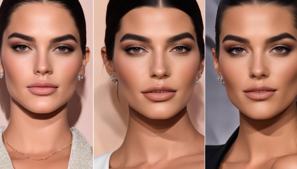 antes y después lip lift Kendall Jenner