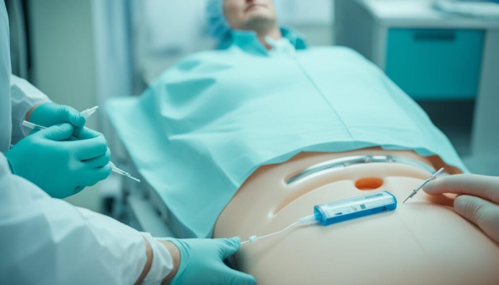 aplicación de la mesoterapia inyectada