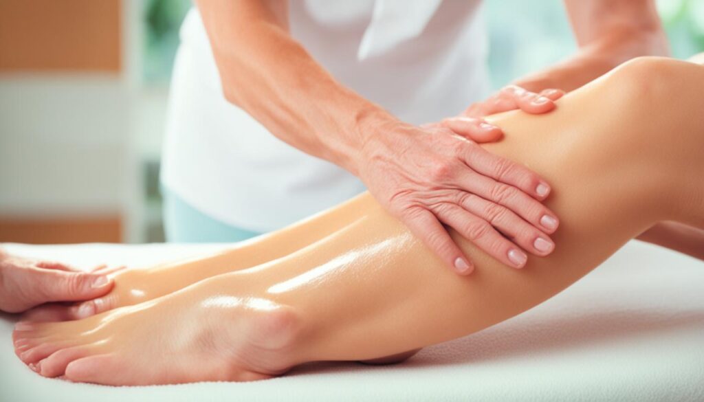beneficios del drenaje linfático de piernas