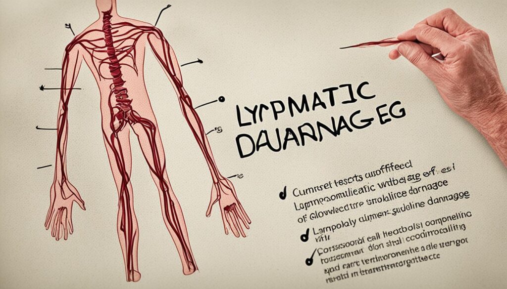 complicaciones del drenaje linfático