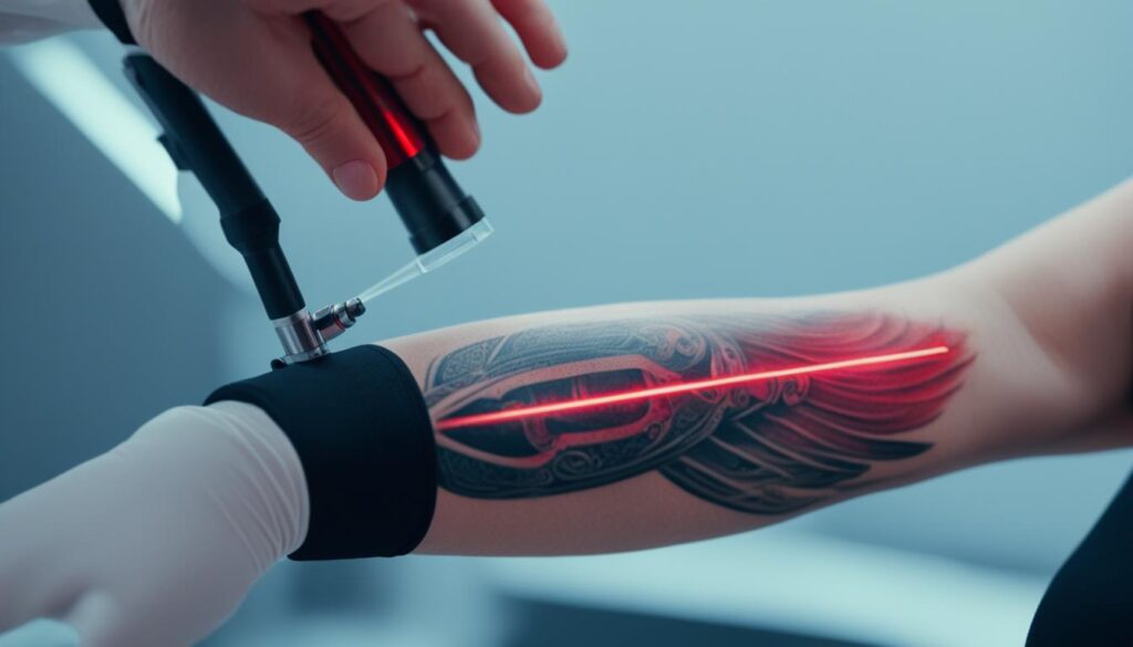 cubrir tatuajes durante la depilacion laser