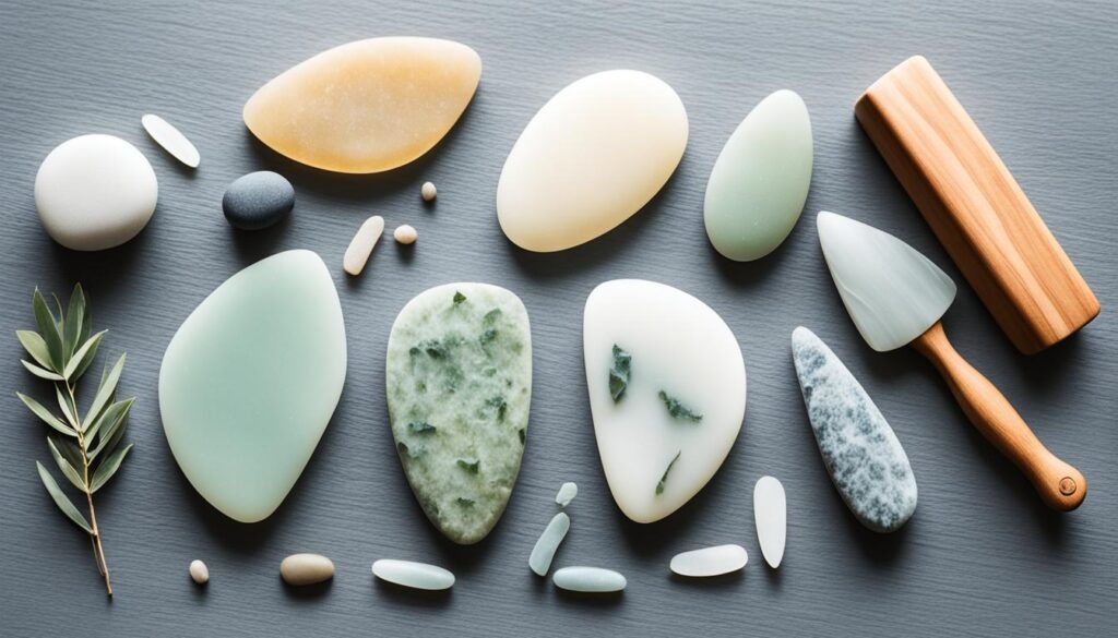 herramientas de gua sha corporal