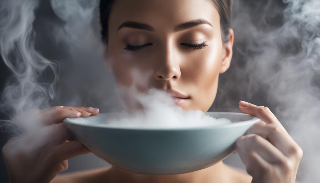 limpieza profunda facial vapor