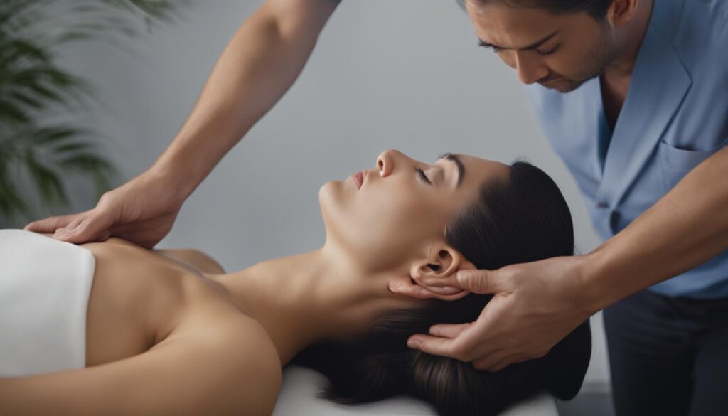 masaje cervicales mareos