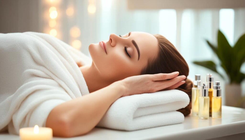 masaje facial antiarrugas