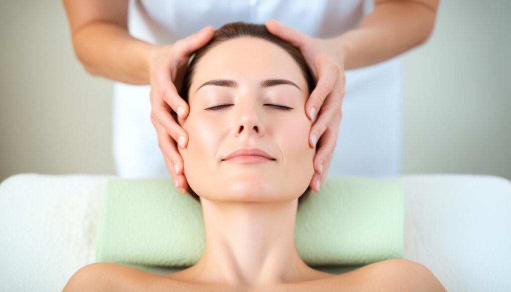 masaje facial japonés
