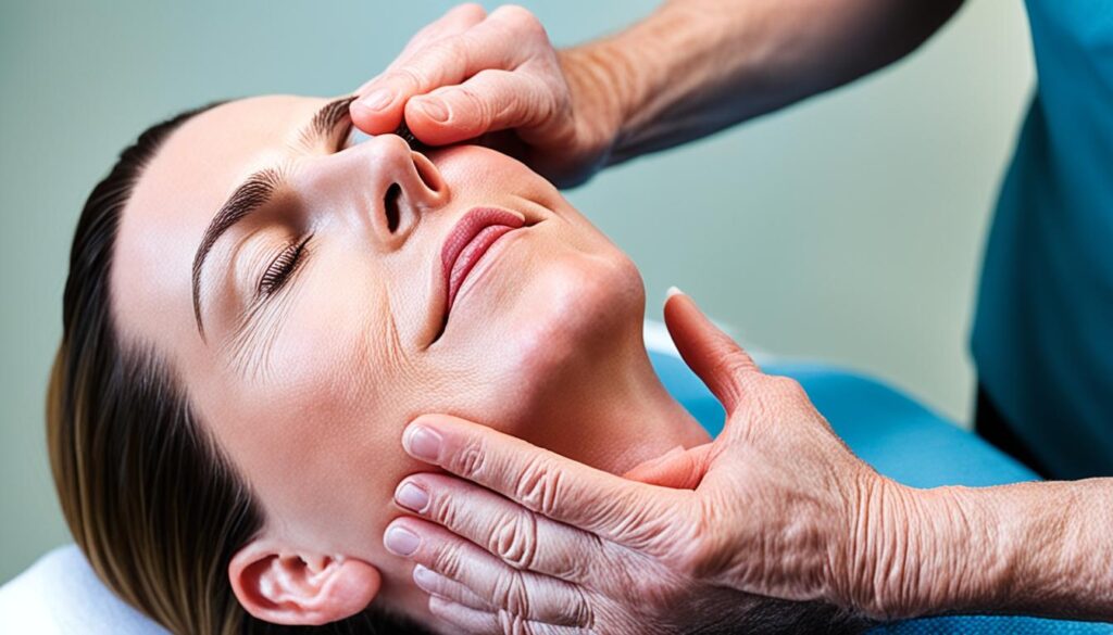 masajes terapéuticos y terapia manual en parálisis facial