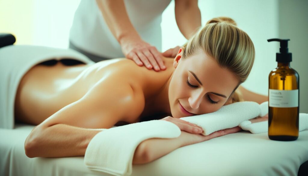 preparaciÃ³n masaje de espalda