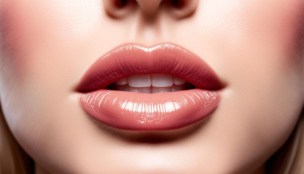 relleno de labios con grasa