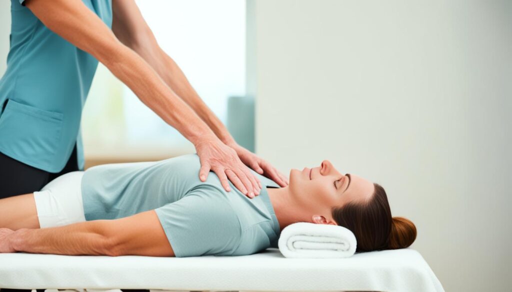 sesion de masaje linfatico