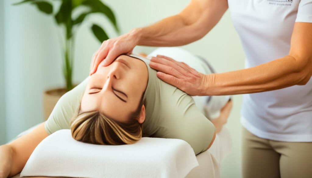 técnica masaje tailandés dolor de cuello