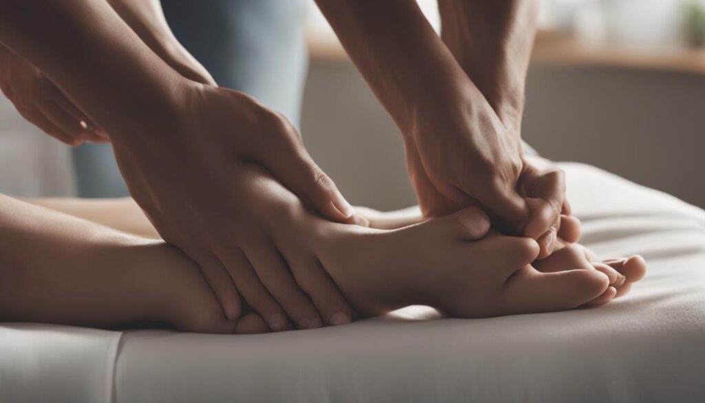 técnicas de masaje en los pies