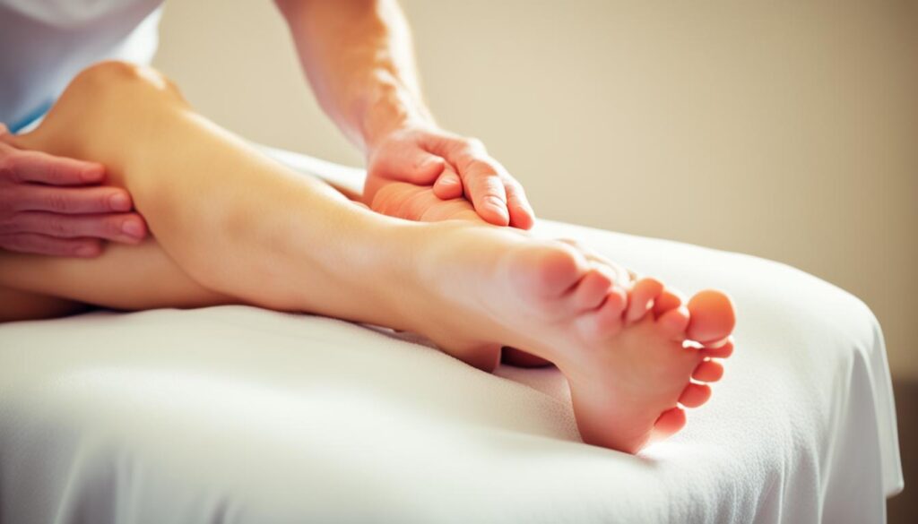 terapia de reflexología podal