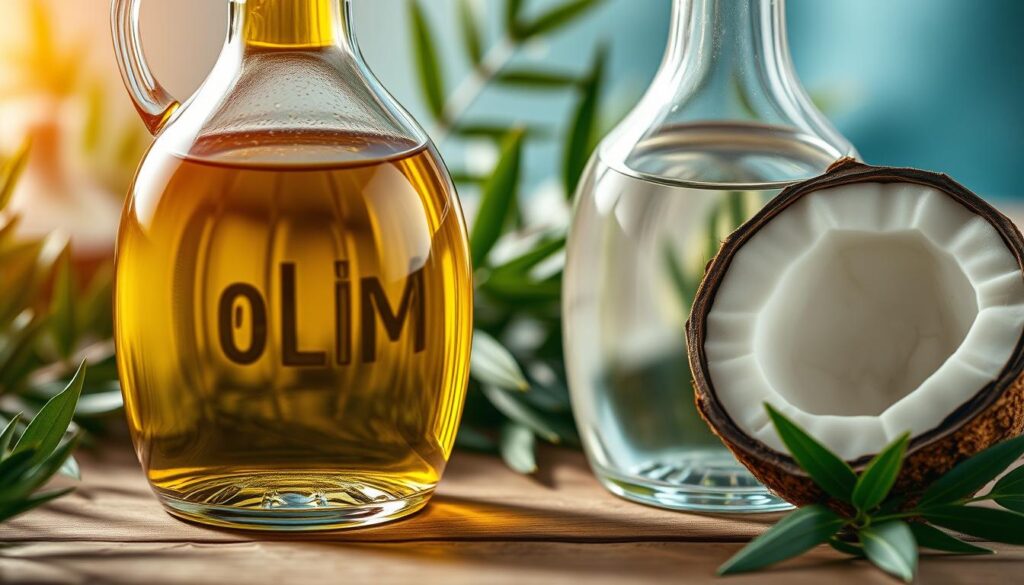 Aceite de oliva vs. aceite de coco para cejas