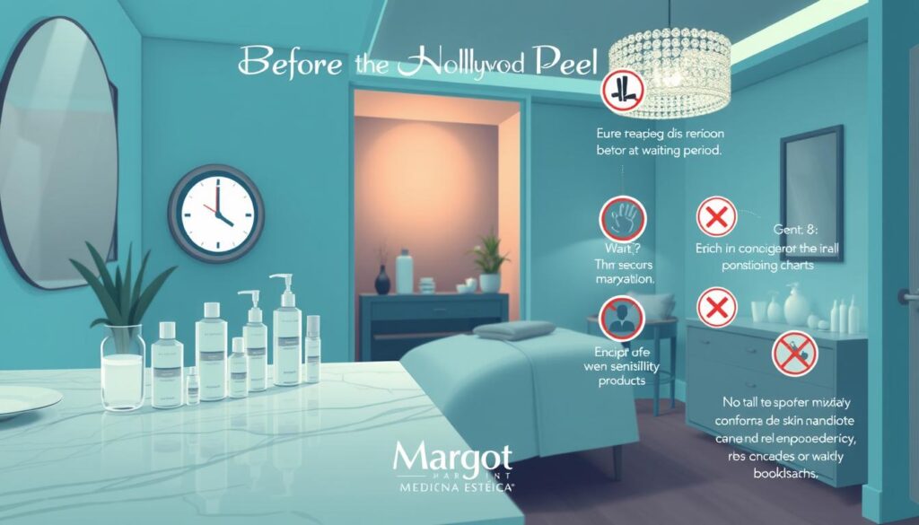 precauciones antes del Hollywood Peel