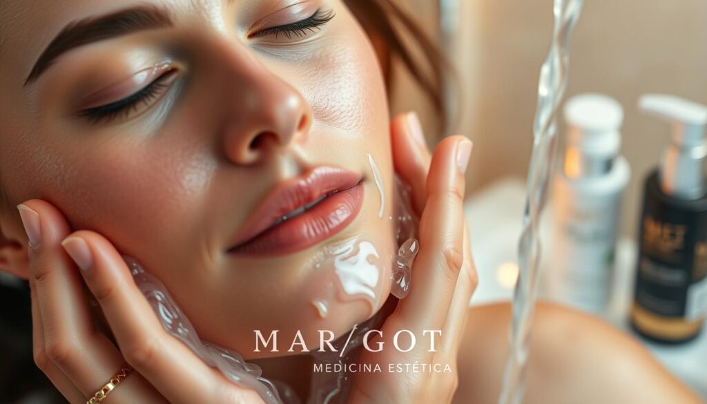 Cuidado facial post radiofrecuencia