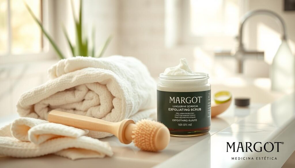 Exfoliación antes de la depilación