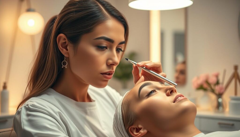 técnica depilación con hilo
