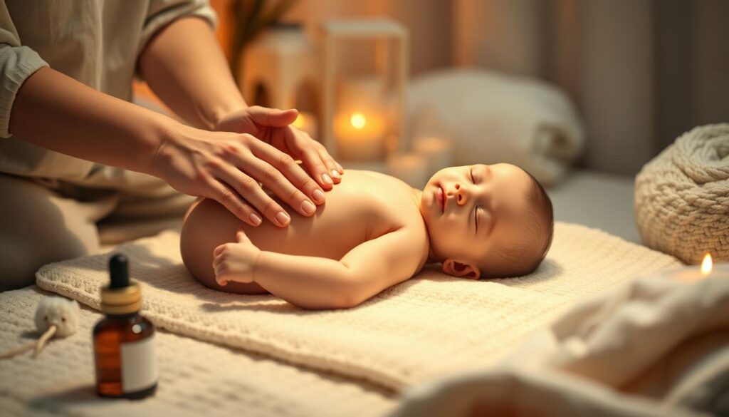 técnicas de masaje para bebés